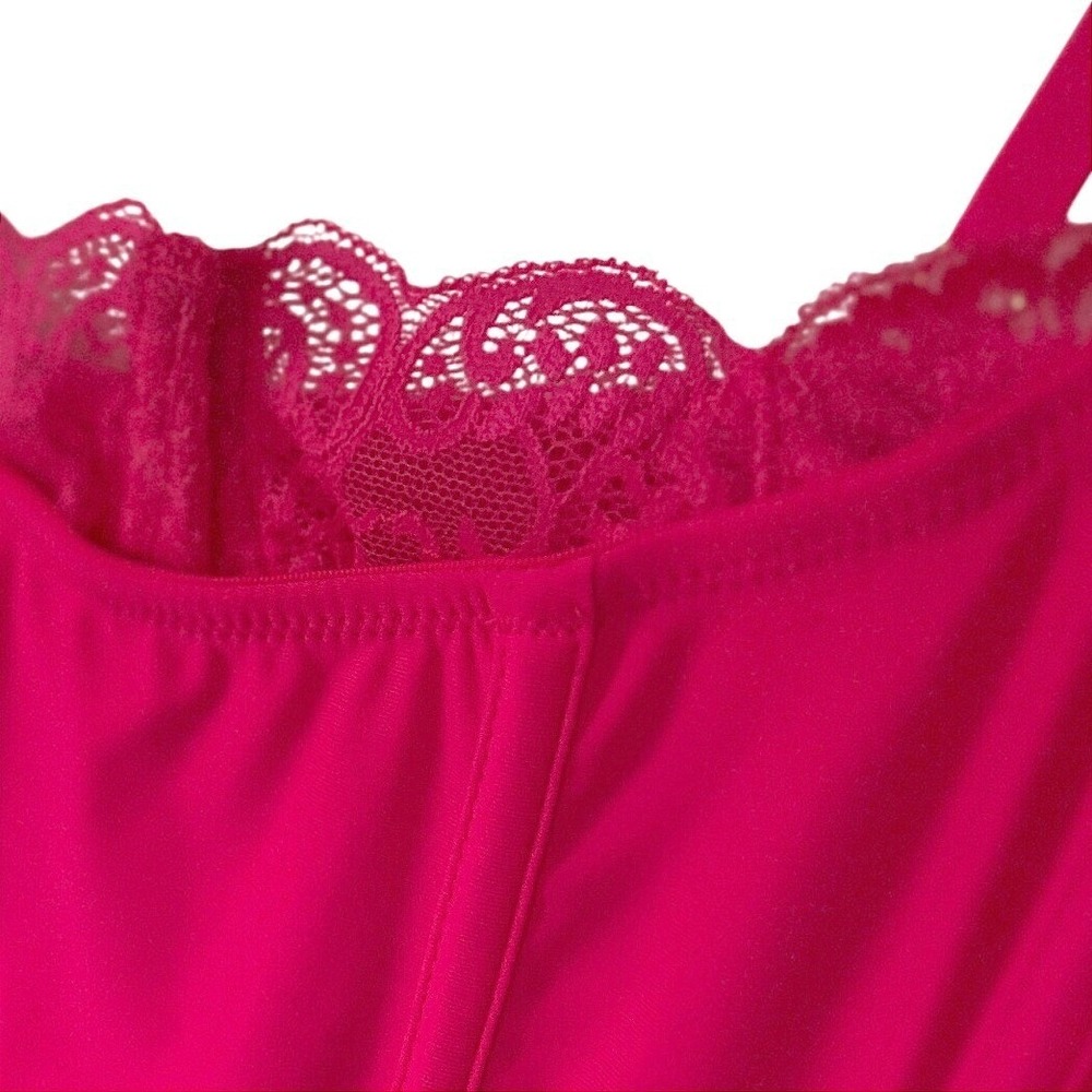 NWT Urban Outfitters Out From Under Coucou Lace Trim Corset Top L Festival Rave - Picture 8 of 15